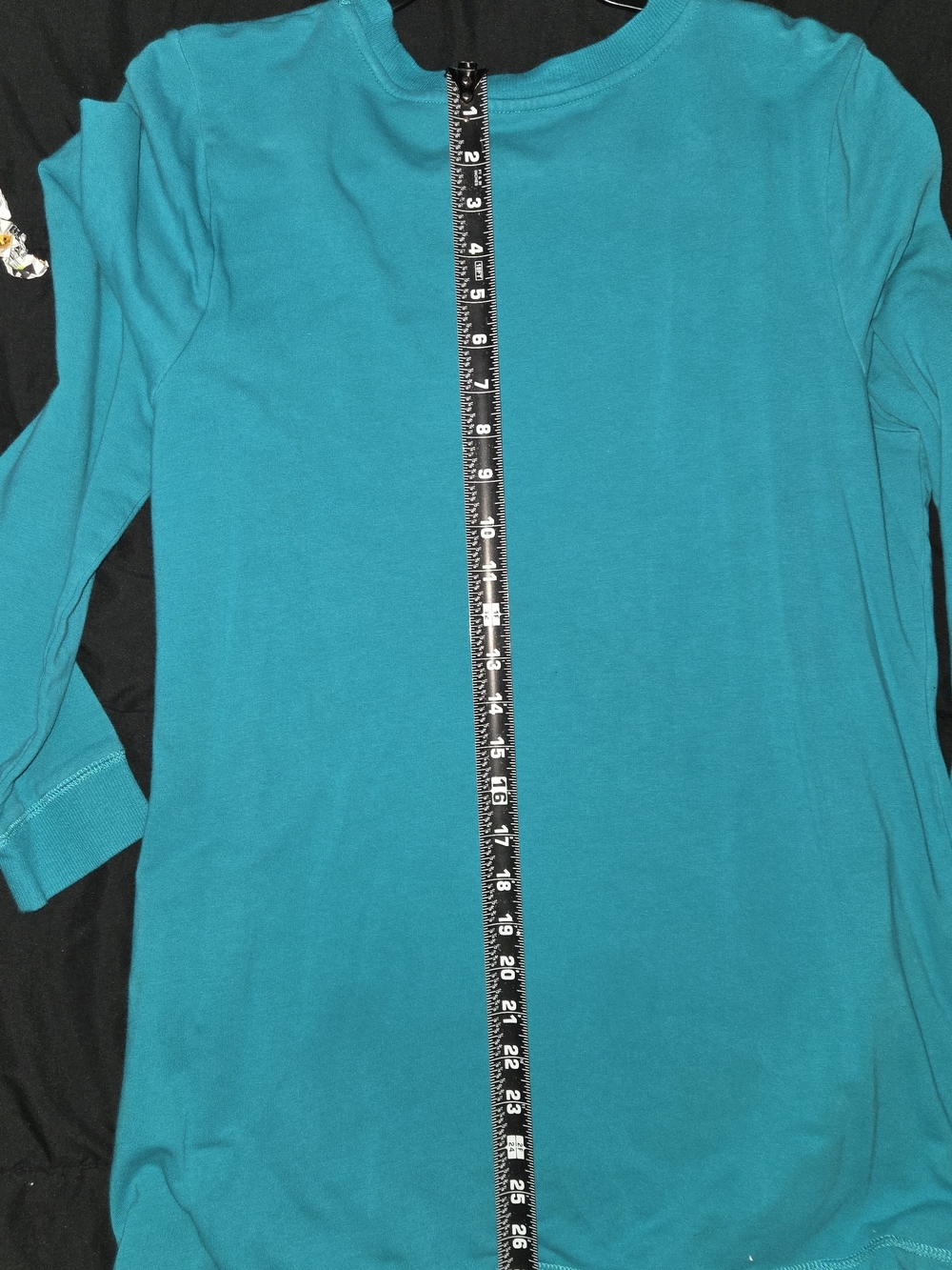 Denim&Co. Sweatshirt teal color size medium.